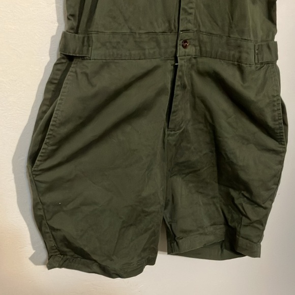 Romper Jack  Dark Green Short Sleeve shorts Jumpsuit Small - Picture 2 of 7